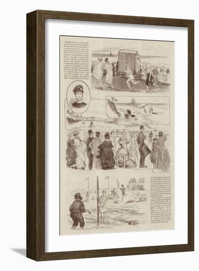 Sketches at Trouville-Randolph Caldecott-Framed Giclee Print