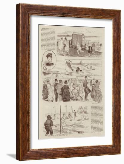 Sketches at Trouville-Randolph Caldecott-Framed Giclee Print