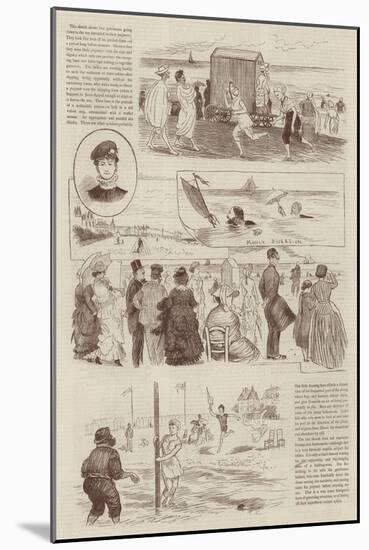 Sketches at Trouville-Randolph Caldecott-Mounted Giclee Print