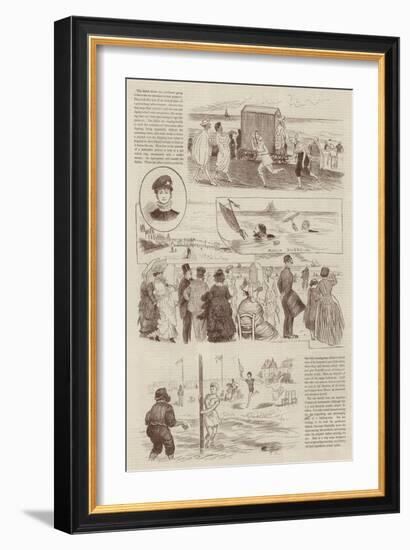 Sketches at Trouville-Randolph Caldecott-Framed Giclee Print