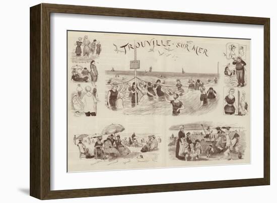 Sketches at Trouville-Randolph Caldecott-Framed Giclee Print