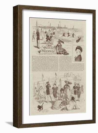 Sketches at Trouville-Randolph Caldecott-Framed Giclee Print