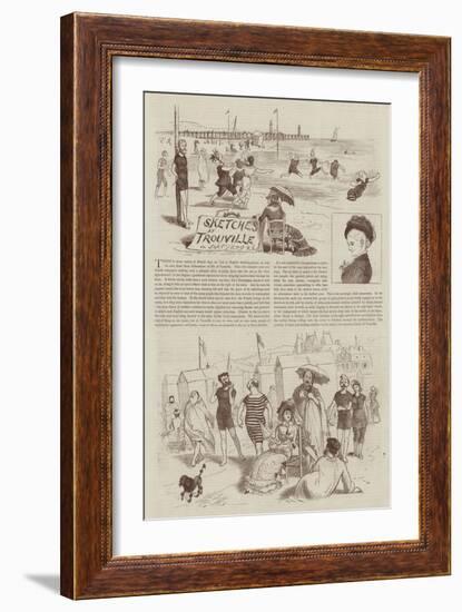 Sketches at Trouville-Randolph Caldecott-Framed Giclee Print