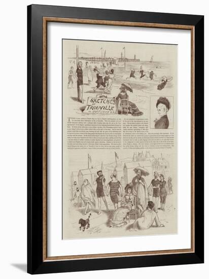 Sketches at Trouville-Randolph Caldecott-Framed Giclee Print