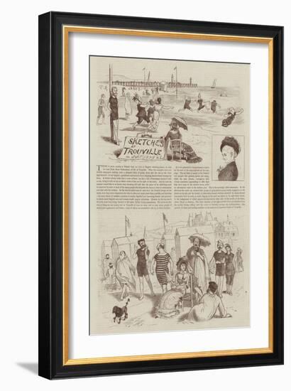 Sketches at Trouville-Randolph Caldecott-Framed Giclee Print