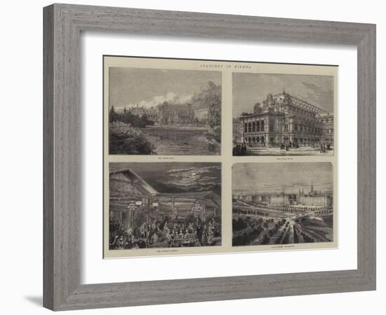 Sketches at Vienna-null-Framed Giclee Print