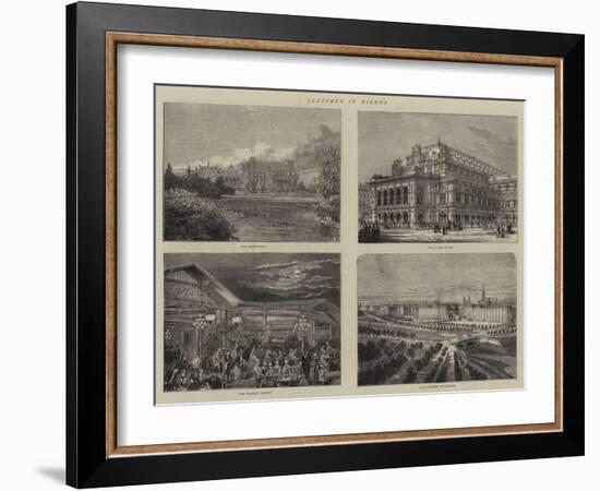 Sketches at Vienna-null-Framed Giclee Print