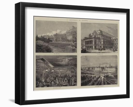 Sketches at Vienna-null-Framed Giclee Print