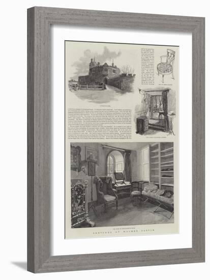 Sketches at Walmer Castle-Amedee Forestier-Framed Giclee Print