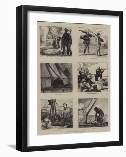 Sketches at Wimbledon-Joseph Nash-Framed Giclee Print