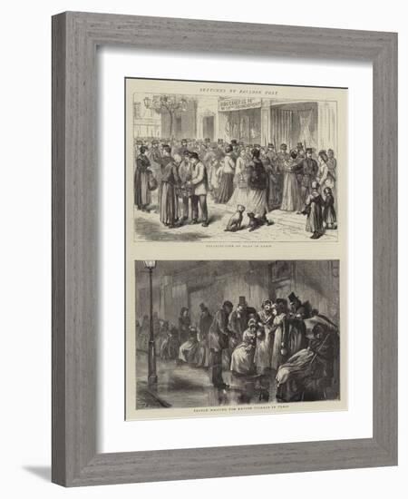 Sketches by Balloon Post-Godefroy Durand-Framed Giclee Print