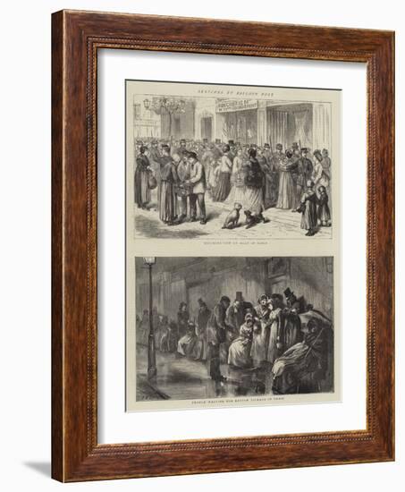 Sketches by Balloon Post-Godefroy Durand-Framed Giclee Print