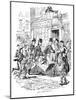 'Sketches by Boz' by Charles Dickens-George Cruikshank-Mounted Giclee Print