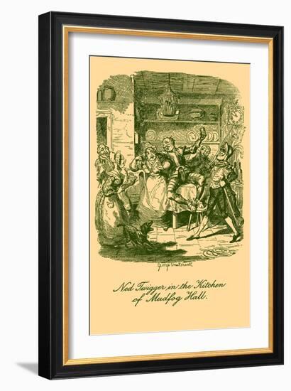 'Sketches by Boz' by Charles Dickens-George Cruikshank-Framed Giclee Print