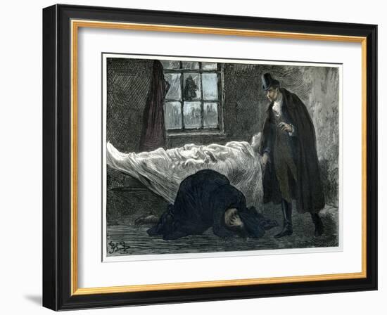 Sketches by Boz by Charles Dickens-Frederick Barnard-Framed Giclee Print