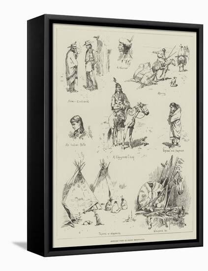 Sketches from an Indian Reservation-Stanley L. Wood-Framed Premier Image Canvas