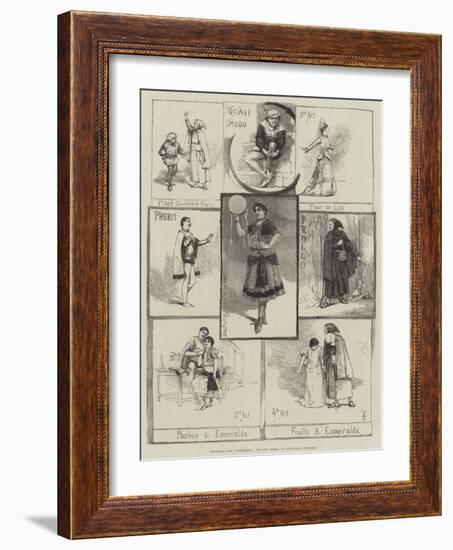 Sketches from Esmeralda, the New Opera, at Drury-Lane Theatre-Amedee Forestier-Framed Giclee Print