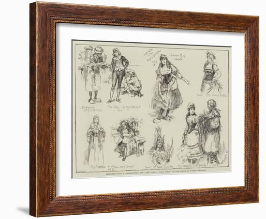 Sketches from M Planquette's New Comic Opera, Paul Jones, at the Prince of Wales's Theatre-Frederick Henry Townsend-Framed Giclee Print