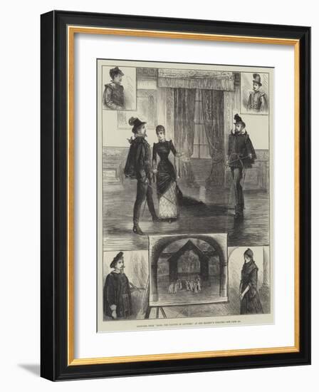 Sketches from Moro, the Painter of Antwerp, at Her Majesty's Theatre-Henry Stephen Ludlow-Framed Giclee Print