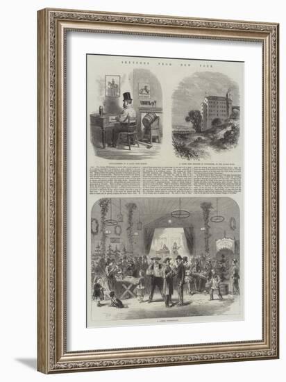 Sketches from New York-null-Framed Giclee Print