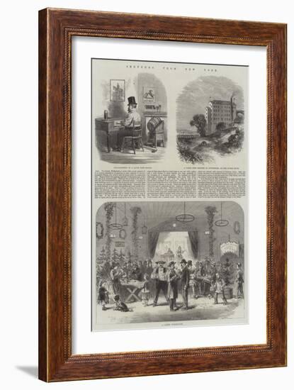 Sketches from New York-null-Framed Giclee Print