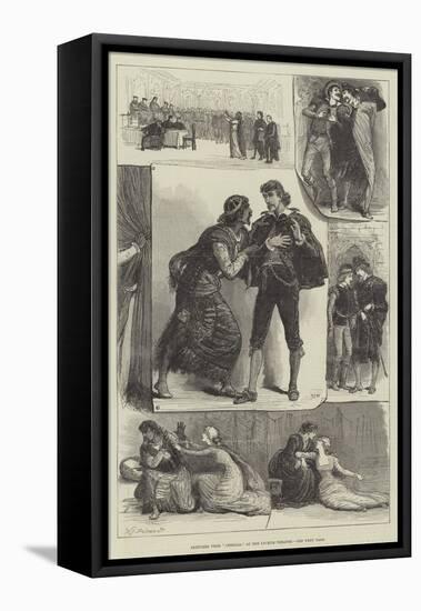 Sketches from Othello, at the Lyceum Theatre-Francis S. Walker-Framed Premier Image Canvas