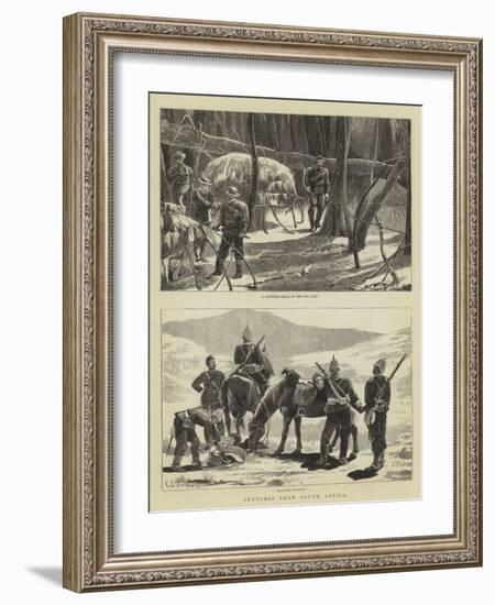 Sketches from South Africa-Charles Edwin Fripp-Framed Giclee Print