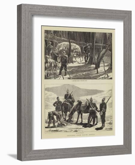 Sketches from South Africa-Charles Edwin Fripp-Framed Giclee Print