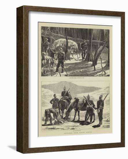 Sketches from South Africa-Charles Edwin Fripp-Framed Giclee Print