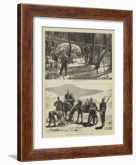 Sketches from South Africa-Charles Edwin Fripp-Framed Giclee Print