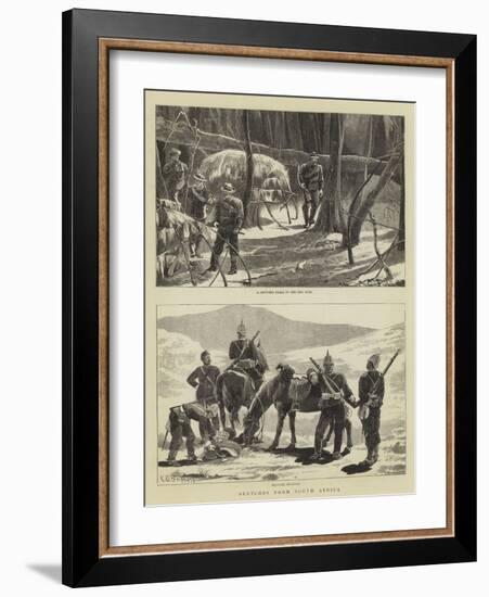 Sketches from South Africa-Charles Edwin Fripp-Framed Giclee Print