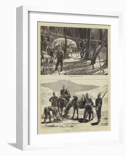 Sketches from South Africa-Charles Edwin Fripp-Framed Giclee Print