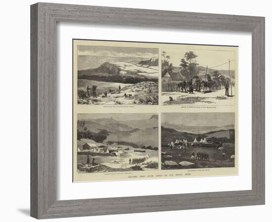 Sketches from South Africa-Charles Edwin Fripp-Framed Giclee Print