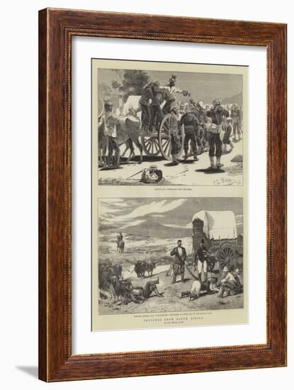 Sketches from South Africa-Charles Edwin Fripp-Framed Giclee Print