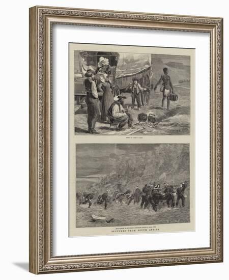 Sketches from South Africa-Charles Edwin Fripp-Framed Giclee Print