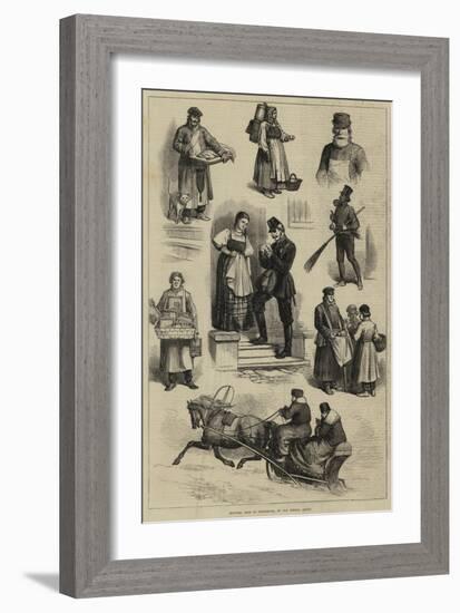 Sketches from St Petersburg-null-Framed Giclee Print