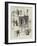 Sketches from Storm-Beaten, at the Adelphi Theatre-Amedee Forestier-Framed Giclee Print