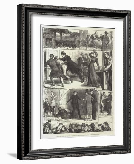 Sketches from the Lights O' London, at the Princess's Theatre-Francis S. Walker-Framed Giclee Print