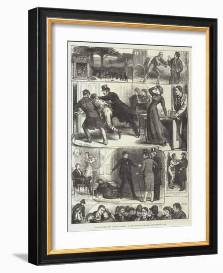 Sketches from the Lights O' London, at the Princess's Theatre-Francis S. Walker-Framed Giclee Print