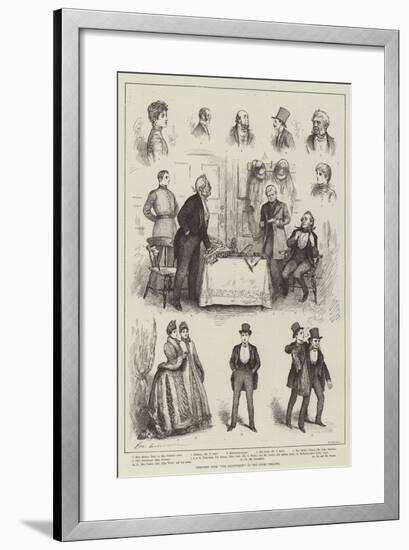 Sketches from The Magistrate at the Court Theatre-Henry Stephen Ludlow-Framed Giclee Print