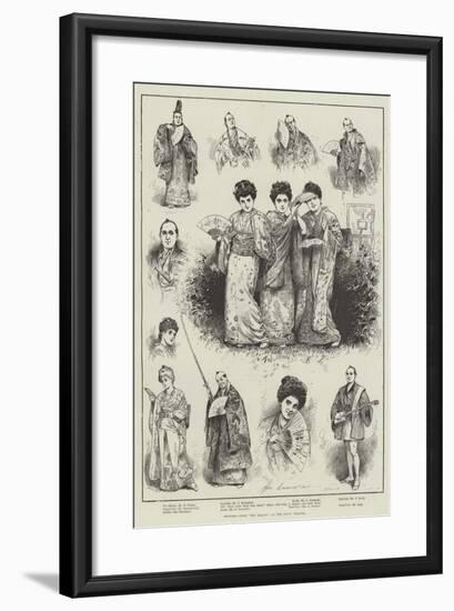 Sketches from The Mikado at the Savoy Theatre-Henry Stephen Ludlow-Framed Giclee Print