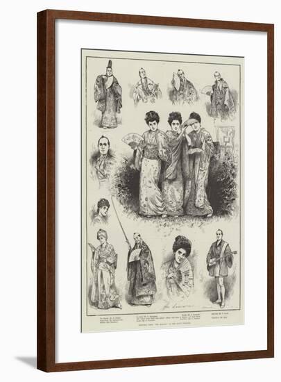 Sketches from The Mikado at the Savoy Theatre-Henry Stephen Ludlow-Framed Giclee Print