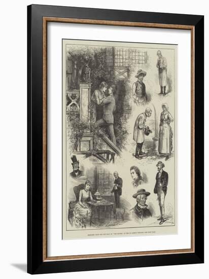 Sketches from the New Play of The Squire, at the St James's Theatre-Henry Stephen Ludlow-Framed Giclee Print