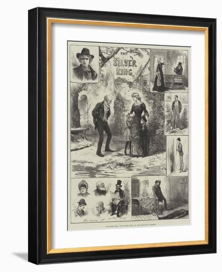 Sketches from The Silver King, at the Princess's Theatre-Henry Stephen Ludlow-Framed Giclee Print