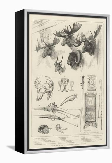 Sketches from the Sport and Art Exhibition at the Grosvenor Gallery-null-Framed Premier Image Canvas