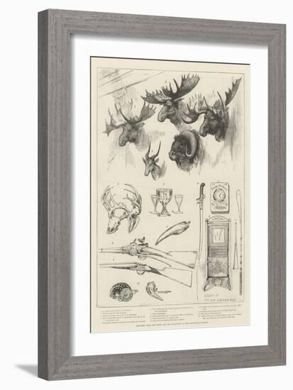 Sketches from the Sport and Art Exhibition at the Grosvenor Gallery-null-Framed Giclee Print