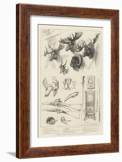 Sketches from the Sport and Art Exhibition at the Grosvenor Gallery-null-Framed Giclee Print