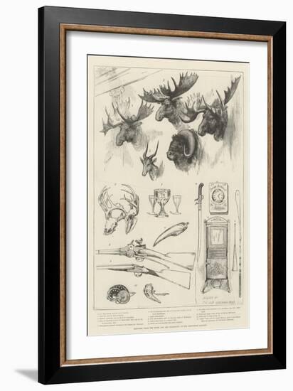 Sketches from the Sport and Art Exhibition at the Grosvenor Gallery-null-Framed Giclee Print