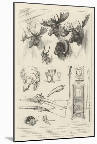 Sketches from the Sport and Art Exhibition at the Grosvenor Gallery-null-Mounted Giclee Print