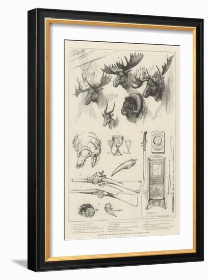 Sketches from the Sport and Art Exhibition at the Grosvenor Gallery-null-Framed Giclee Print